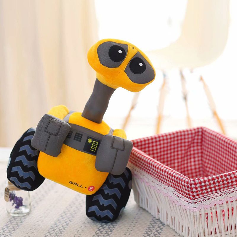 【Ready Stock】 30cm Creative Wall-E Robot Plush Toy Soft Stuffed Doll Cute Kids Gifts Toys