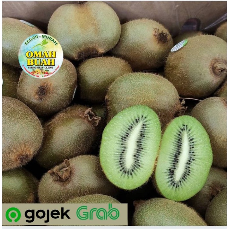 Buah Kiwi Hijau / Kiwi Segar Import 450-500 gram