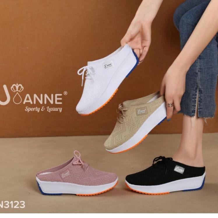 VG.10Jn22ᵟ | RESTOCK [ORIGINAL] JOANNE Casual Slop Sneakers Shoes Sepatu Wanita #JN3123