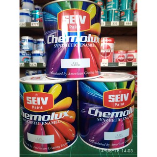  CAT  BESI  KAYU SEIV CHEMOLUX SUPER BLACK  DOFF  1L Tersedia 