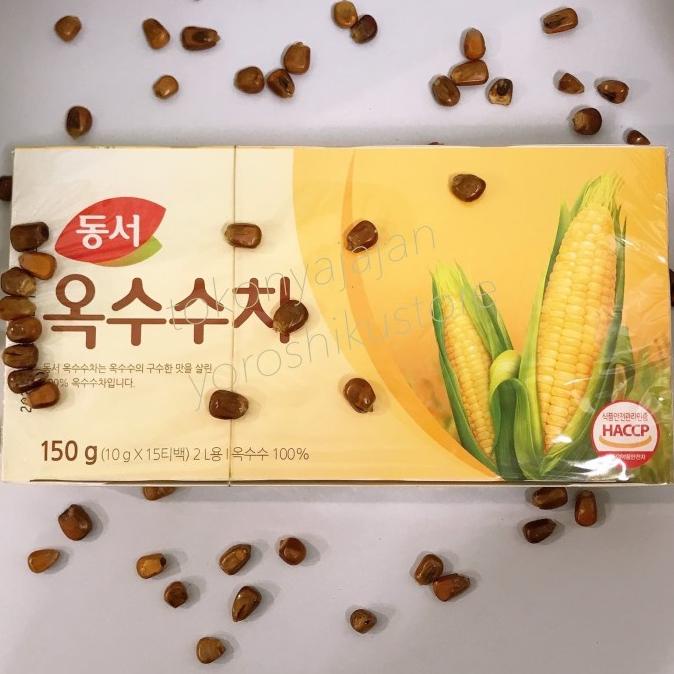 

[COD] Dongsuh Corn Tea / Teh Jagung Korea 150G 15 TEA BAG [COD]