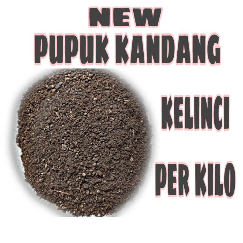 Pupuk kandang kotoran kelinci per 1 kg