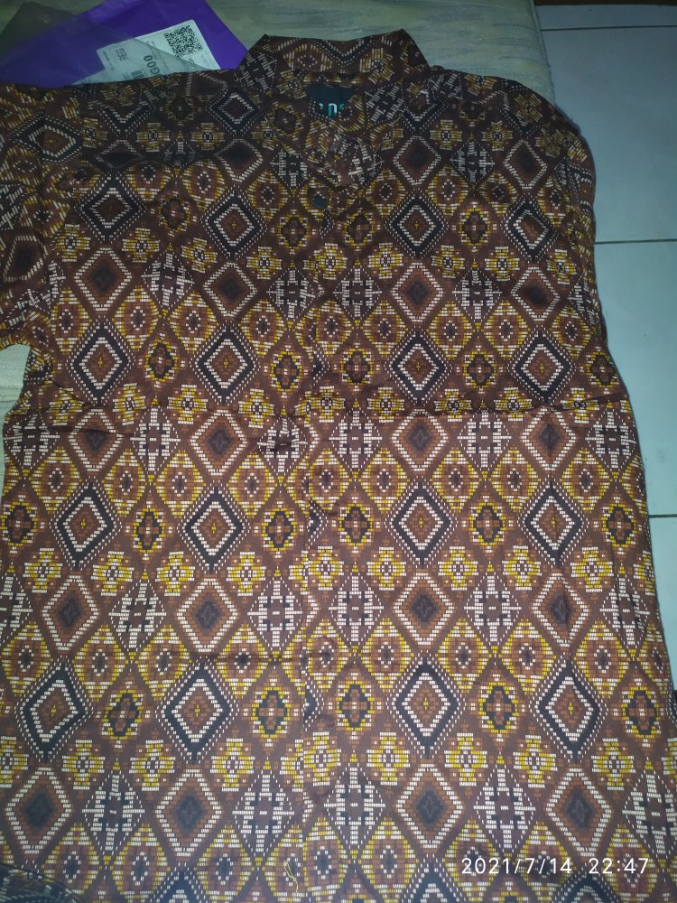 (bisa Seragaman) Biajo.shop Kemeja Batik Slimfit Pria Lengan Pendek Cotton Stretch Premium By Biajo