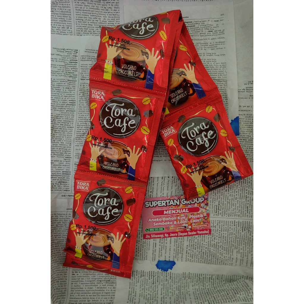 

TORABIKA TORA CAFE VOLCANO CHOCOMELT 28 GRAM @10 PCS
