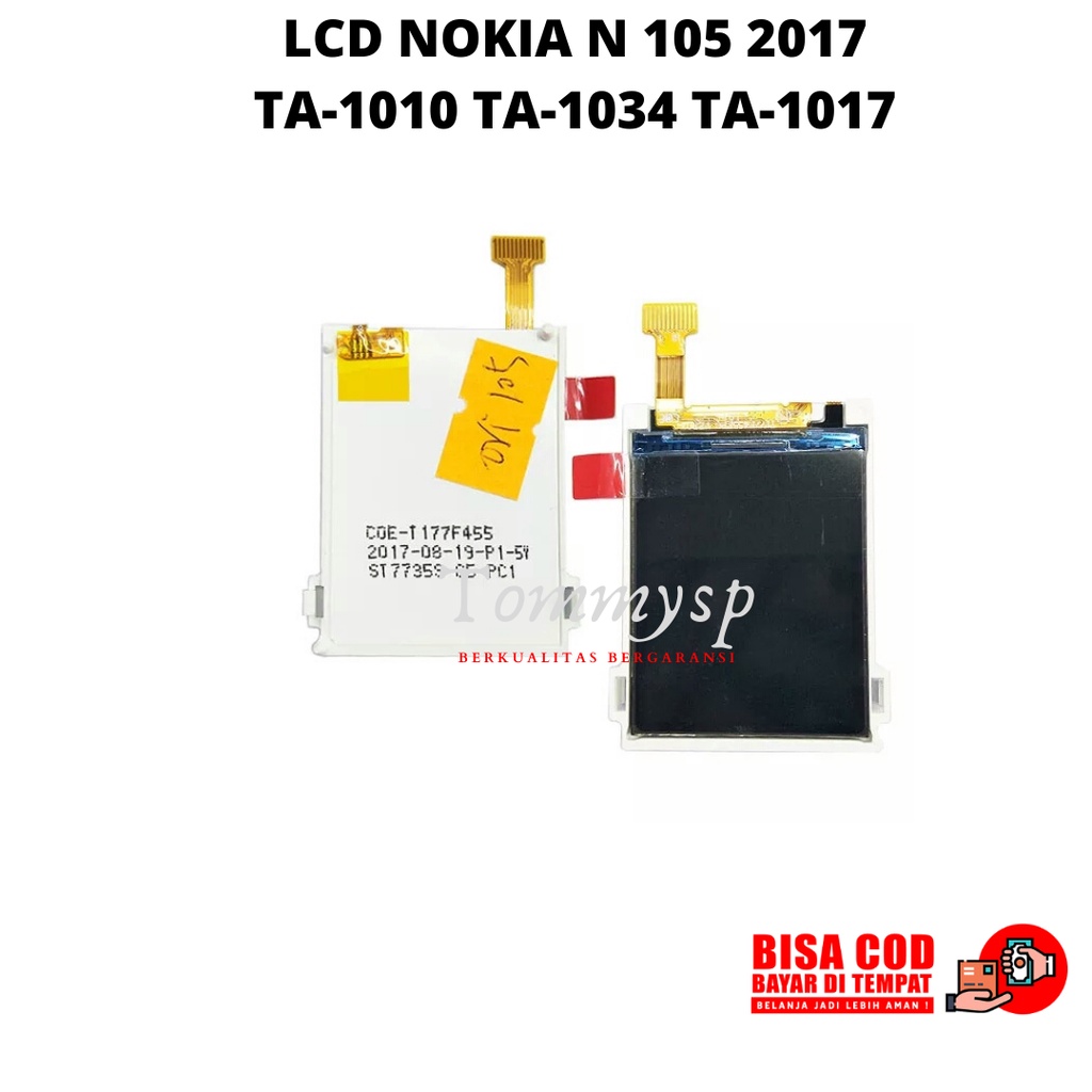 LCD NOKIA N105 2017 TA-1010 TA-1034 TA-1017 ORIGINAL