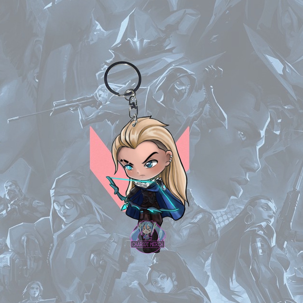 Keychain Valorant Sova   - Gantungan Kunci - Ganci - Gantungan Akrilik