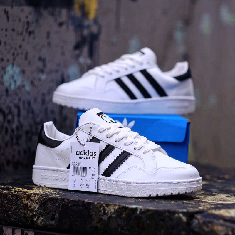 Adidas Team Court &quot;White Black&quot; ORIGINAL BNIB