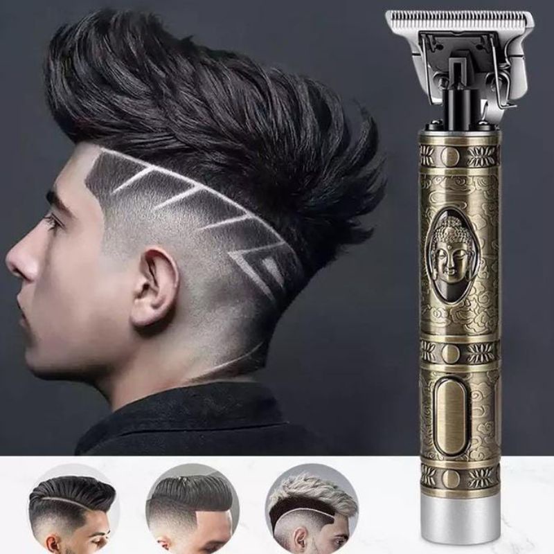 Alat cukur pangkas rambut (Hair Clipper T-Brade) Buddha Style