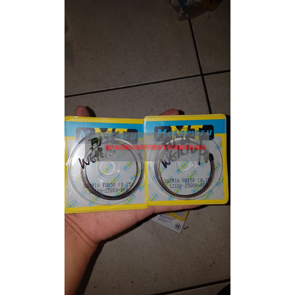 Ring Piston Seher Suzuki Satria FU 150 Oversize OS 25 0.25 12140-25G00