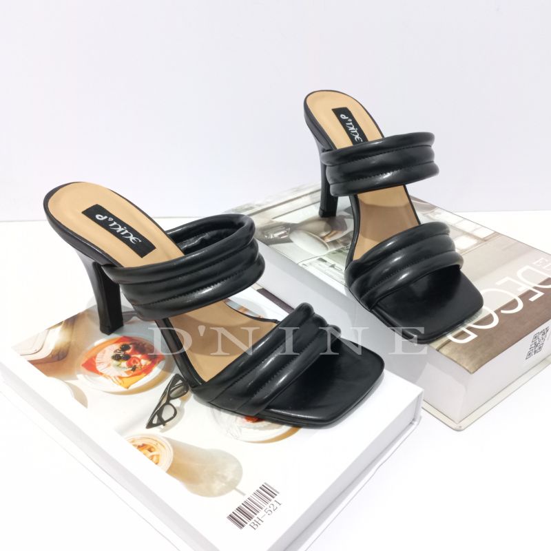 JOYYA Sandal Wanita Heels double strap busa YY 01