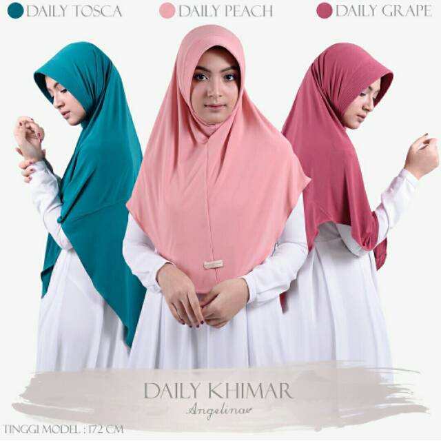 Daily khimar NAVY M seri 4 Atelier Angelina AA