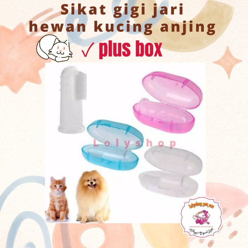 [LOLYSHOP] SIKAT GIGI JARI HEWAN KUCING ANJING