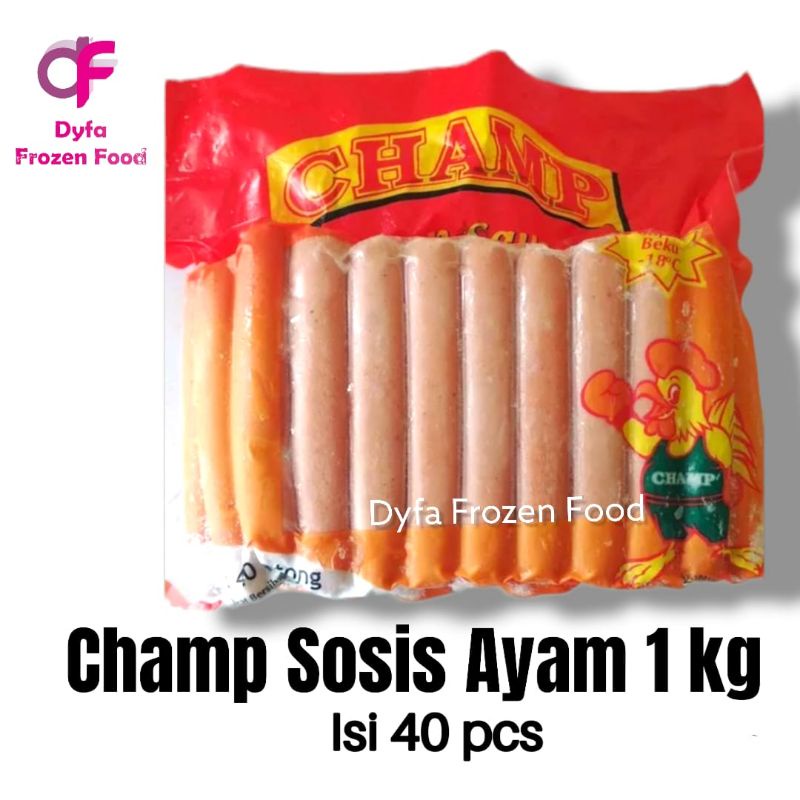 

Champ Sosis Ayam 1kg isi 40pcs