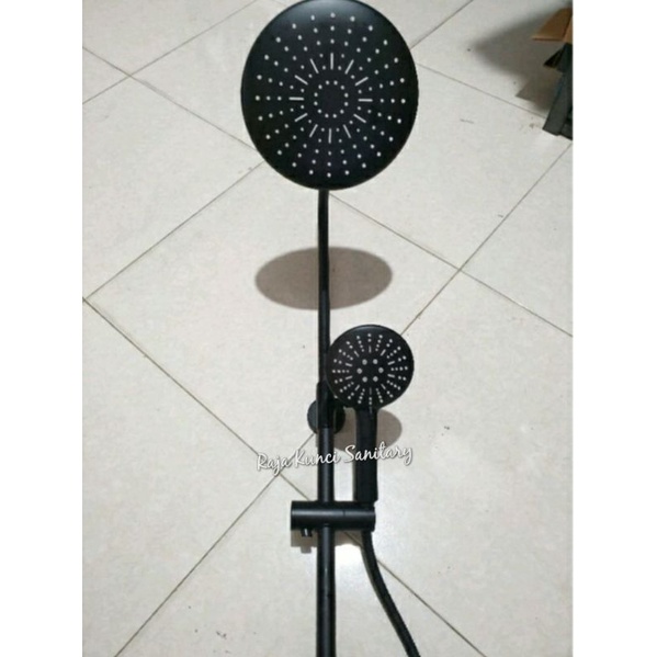 Shower Tiang Black/Hitam/Dingin/Shower Set/Shower Column