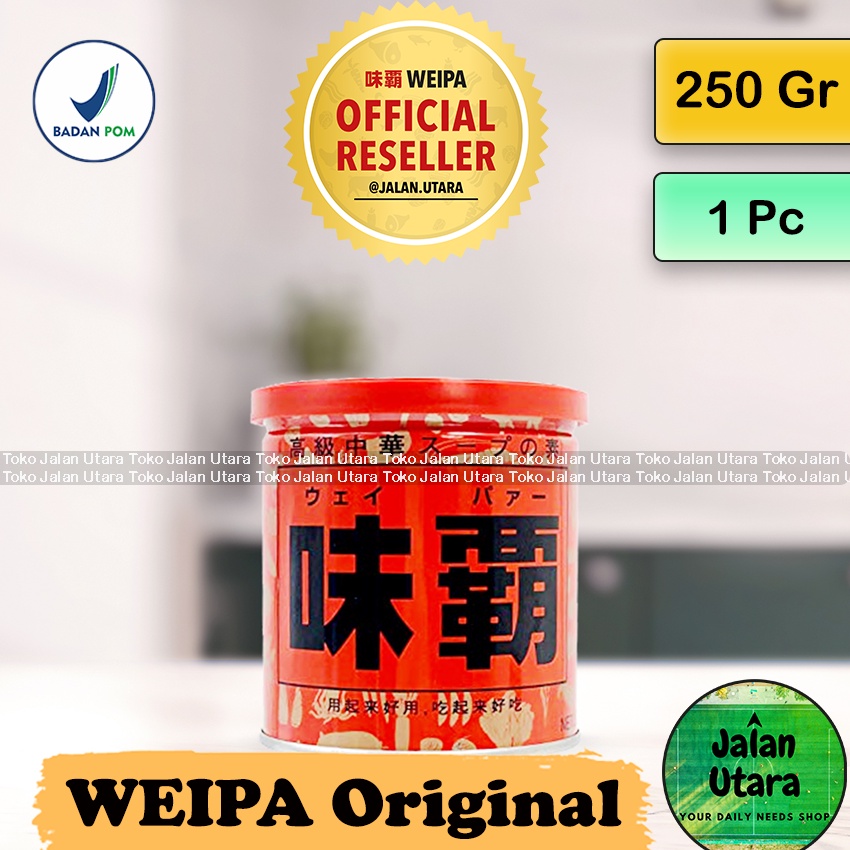 

WEIPA Original 250gr | Kaldu Ayam & Pork Serbaguna | Jalan Utara