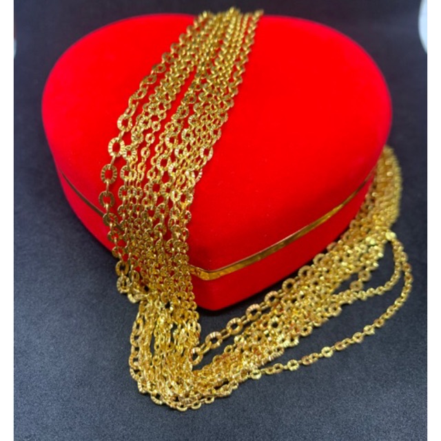 Kalung emas asli model nori ukir kadar 700 SHB HWT