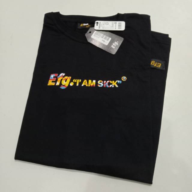 T-shirt casual kaos EFG / BAJU DEWASA TANGAN PENDEK