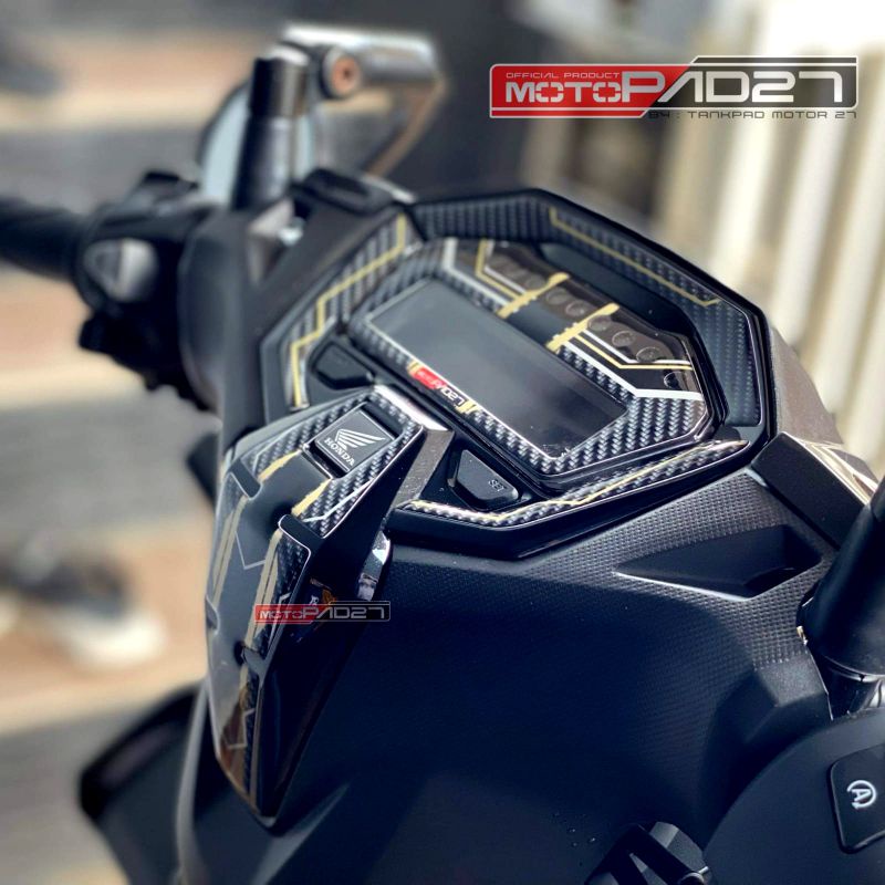 Motopad27 Stiker Vario 160 Resin timbul Footstep Aksesories  Honda New Vario 160 2022 Premium