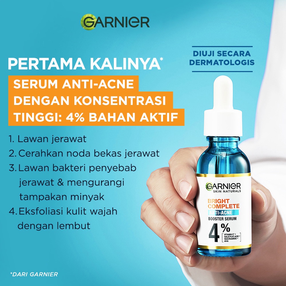 GARNIER Bright Complete Anti Acne Booster Serum