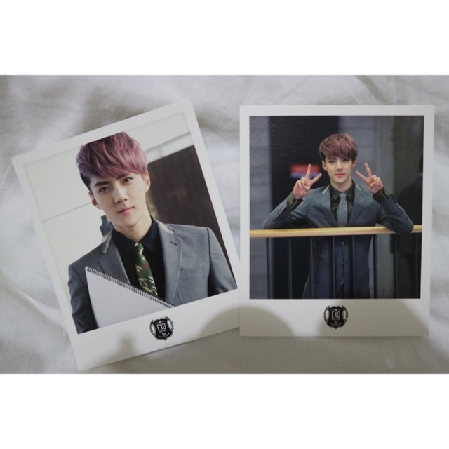 [EXO] Official Polaroid XOXO White Version -  Sehun
