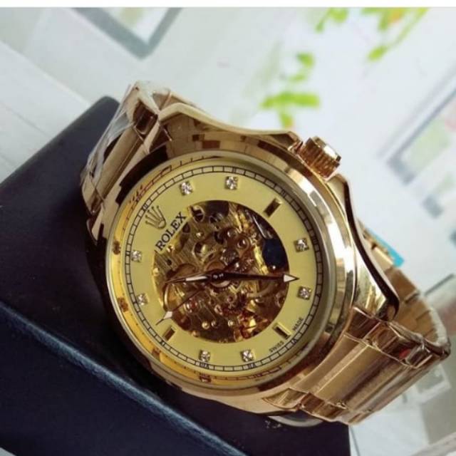 (Bisa COD ) Rolex Otomatis Jalan tanpa baterai