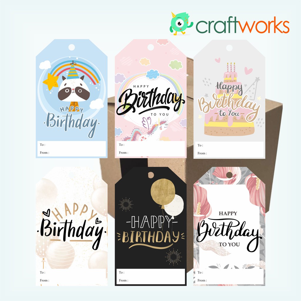HANG TAG BIRTHDAY / ULANG TAHUN TAG SOUVENIR