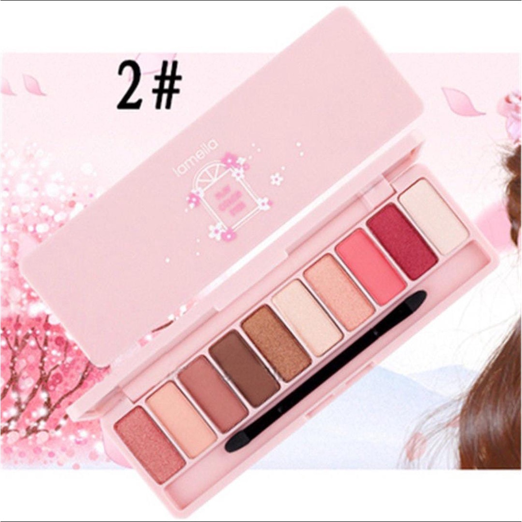 [10 COLOR] LAMEILA Eyeshadow Palette Play Color Eyes 10 Warna Color Eye Shadow