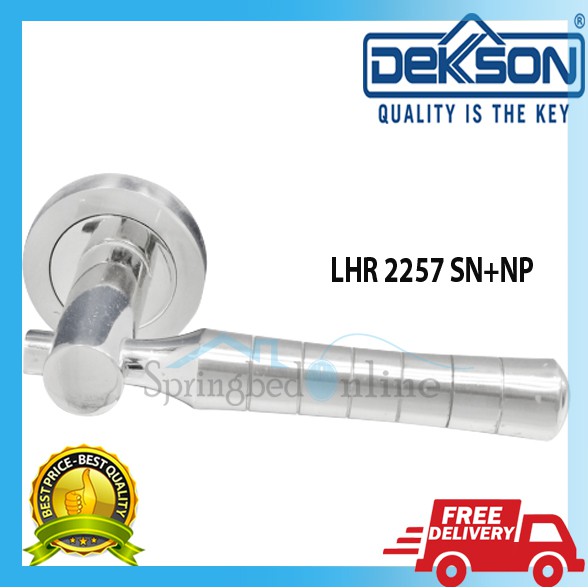 LEVER HANDLE ROSE by DEKKSON - LHR 2257 SN+NP