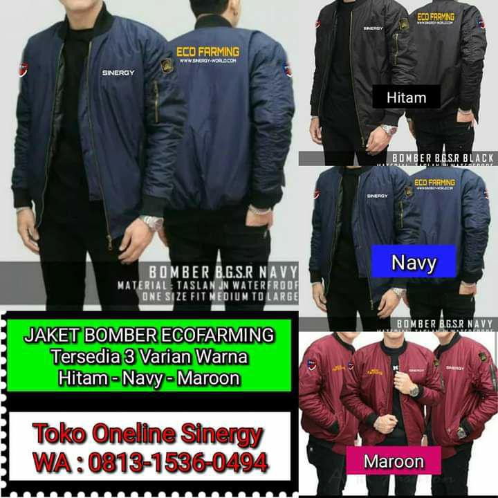 JAKET BOMBERS PREMIUM ECO FARMING / JKT-006