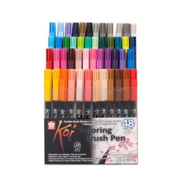 

Sakura Koi Coloring Brush Pen - 48 Color Set