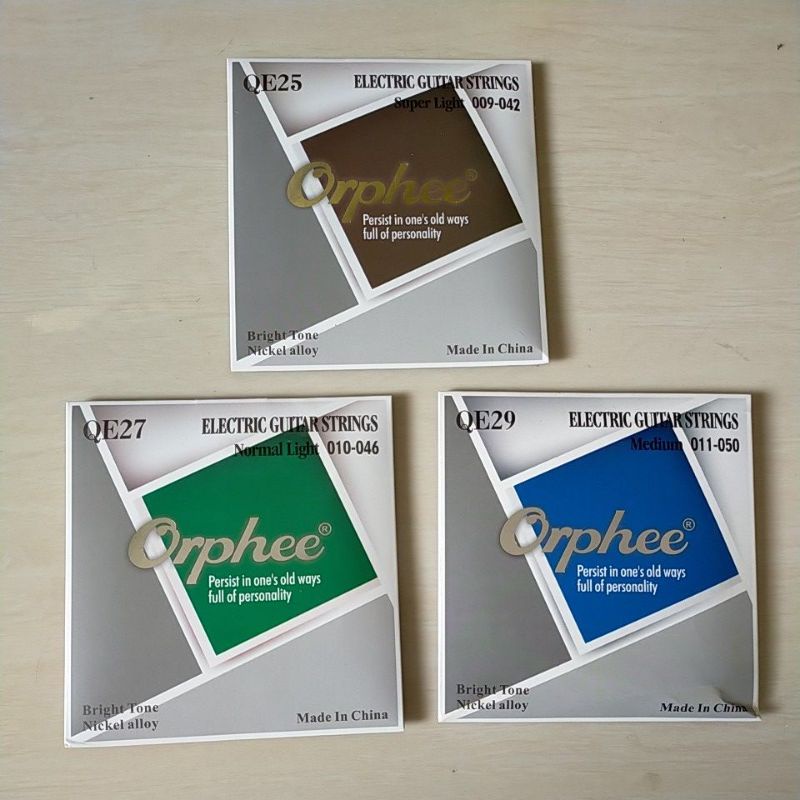 senar gitar original orphee elektrik