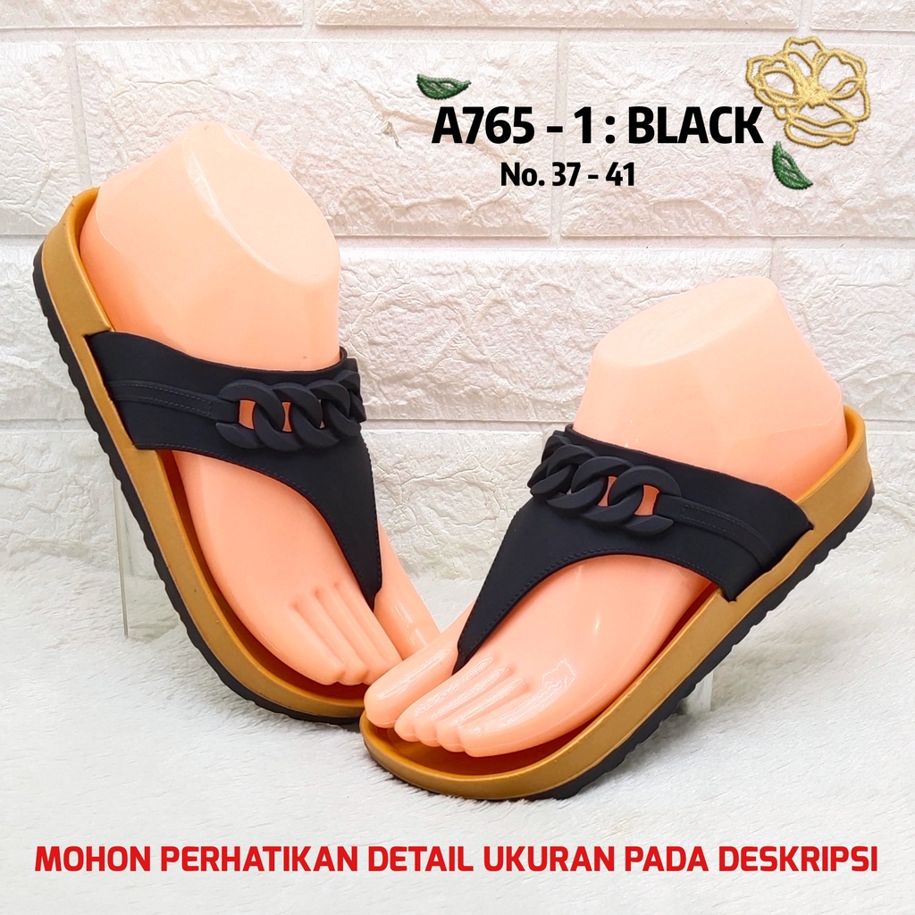 PROMO !! SANDAL JEPIT WANITA VEROTINO KODE A765 - 1 RANTAI WR || SANDAL JEPIT RANTAI SANDAL IMPORT VEROTINO A765  - 1 BEST SELLER