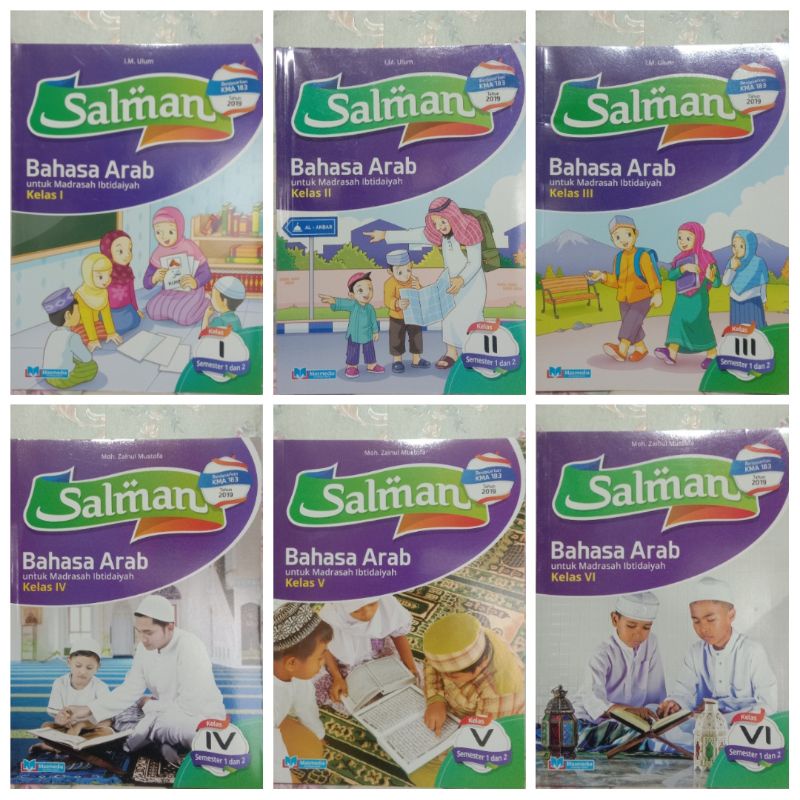 SALMAN BAHASA ARAB UNTUK MADRASAH IBTIDAIYAH KELAS 1.2.3.4.5.6.BERDASARKAN KMA.183.TAHUN 2019
