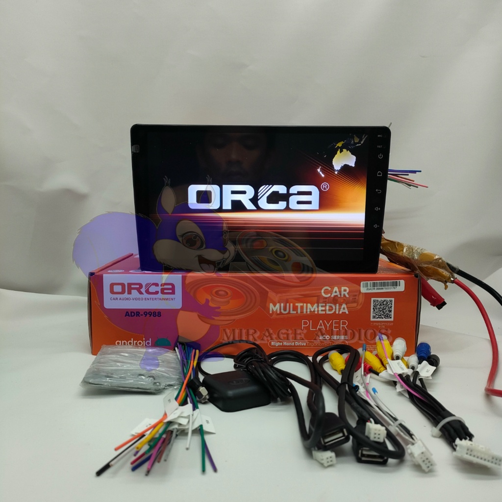 Head Unit Android Orca ADR- 9988 Eco Series Ram 2GB-16GB 9 Inch New-2