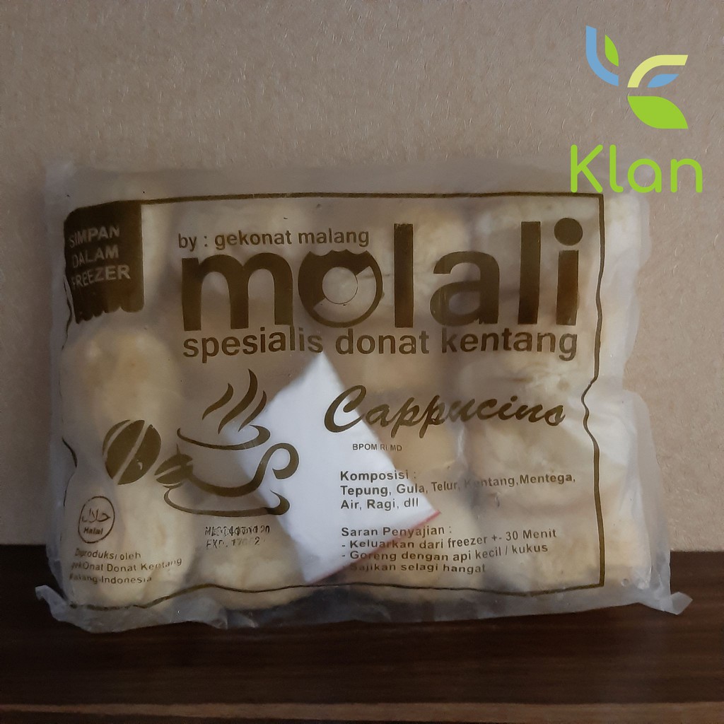 

MOLALI DONAT KENTANG ISI CAPUCINO