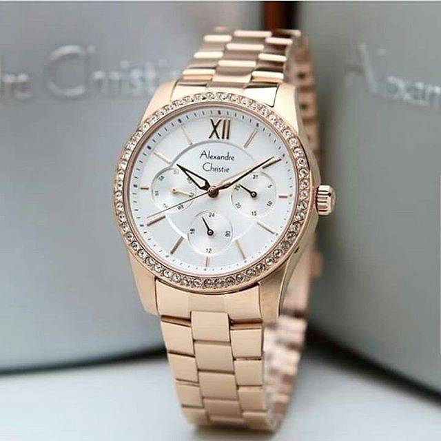 ALEXANDRE CHRISTIE WANITA AC 2827 ROSEGOLD ORIGINAL