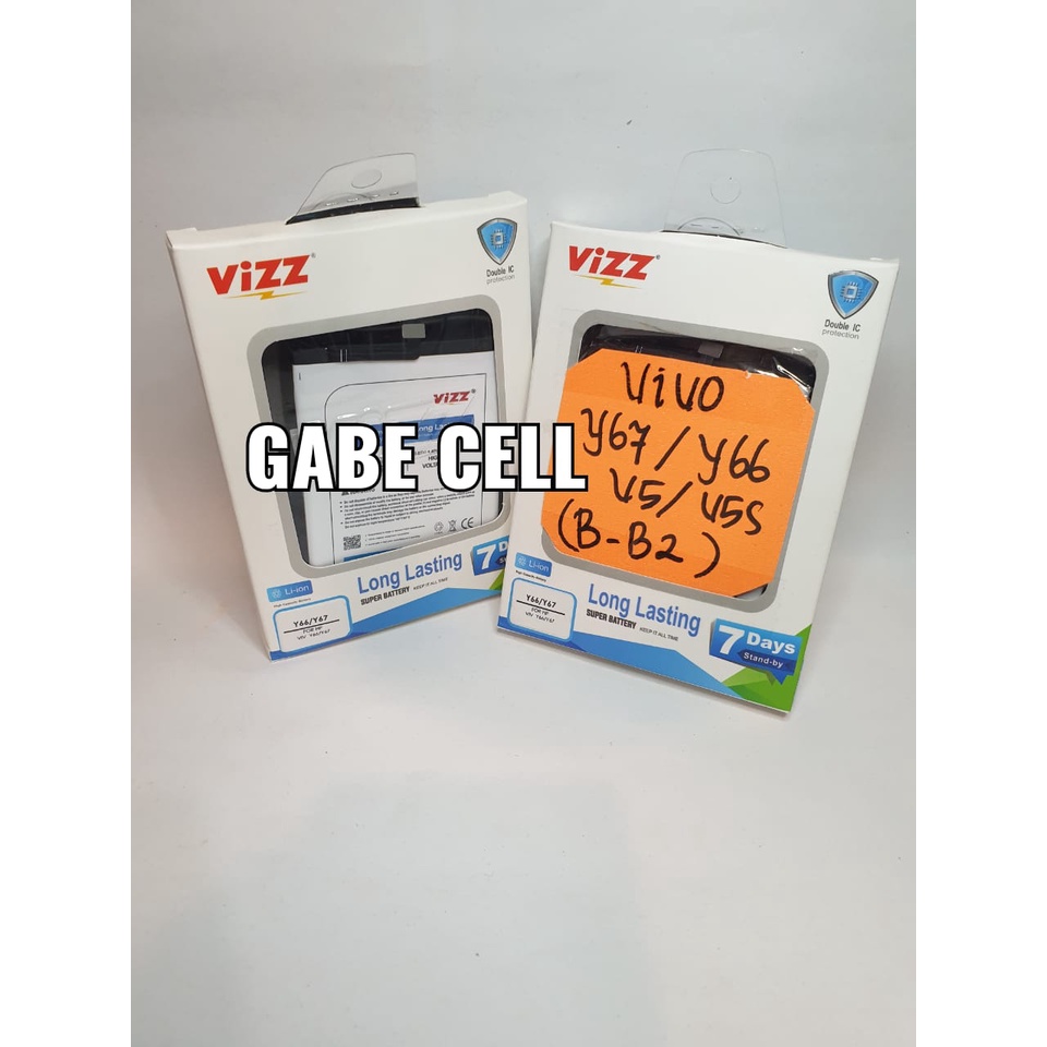 BATERAI VIVO V5 LITE Y67 Y66 V5 V5S BB2 BB 2 VIZZ DOUBLE POWER ORIGINAL