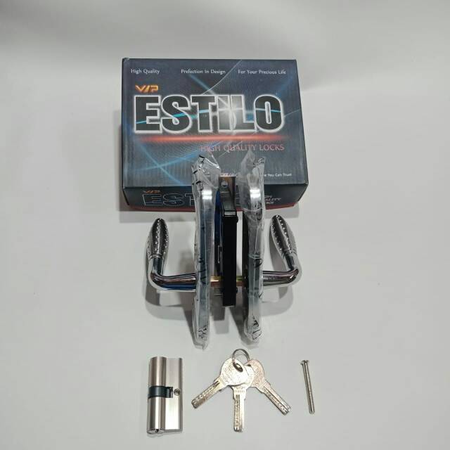 Kunci pintu / handle pintu / gagang pintu 1 set Quattro