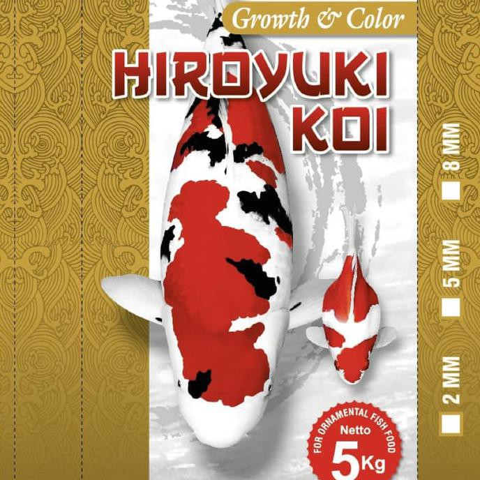 

Pakan Ikan Koi Premium Hiroyuki 5 kg