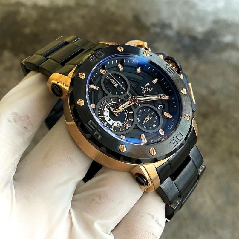 JAM PRIA ALEXANDRE CHRISTIE AC 9205 AC9205 BLACK ROSEGOLD
