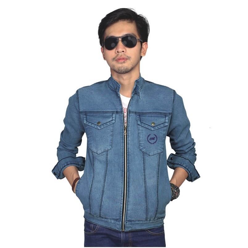 670 Model Jaket Jeans Pakai Resleting Terbaru