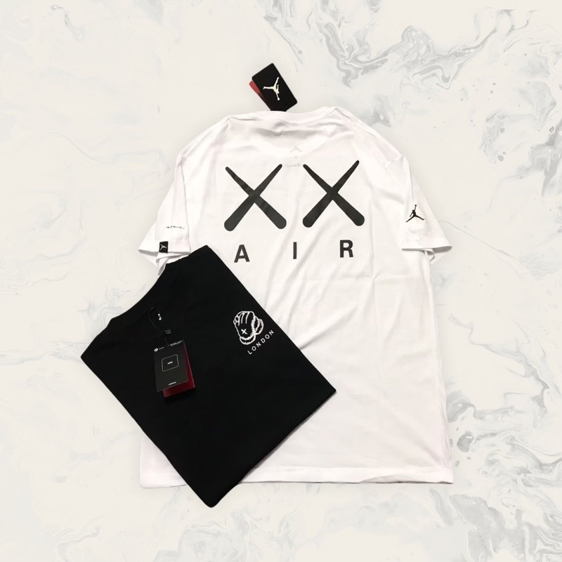 Kaos Baju Tshirt Pria Wanita Terbaru AIR JORDAN Full Label dan Tag