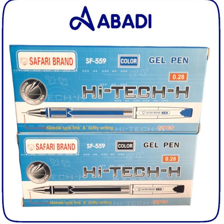 

NEW ARRIVAL ㄳ Bulpen Hitech-H Safari Pen Gel Bolpoin (1pak = 12pcs) ❁