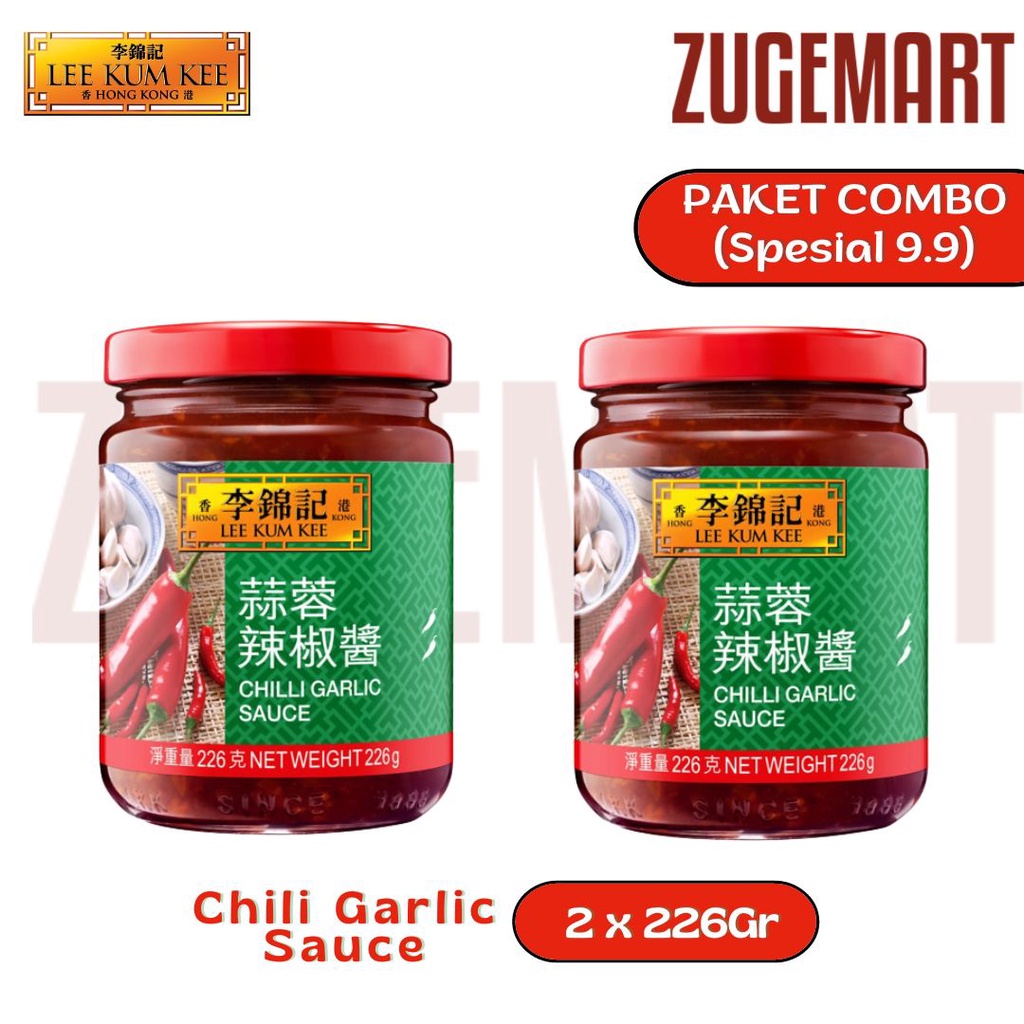 

Paket Special Lee Kum Kee Chili Garlic Sauce / Cabai Bawang Putih 226g x 2 Btl
