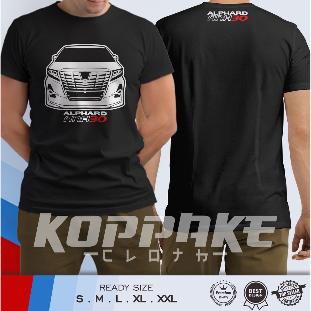 Kaos Mobil Toyota Alphard ANH30 v2 Baju Otomotif