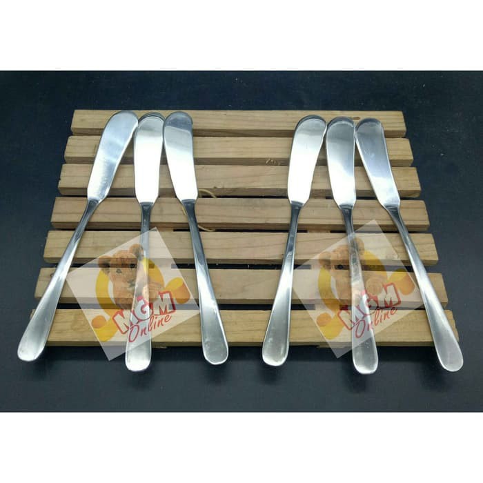 Pisau mentega Stainless butter knife Stainless Pisau Sarapan Pagi egan