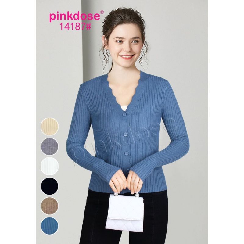 Cardigan Crop Pinkdose 14187