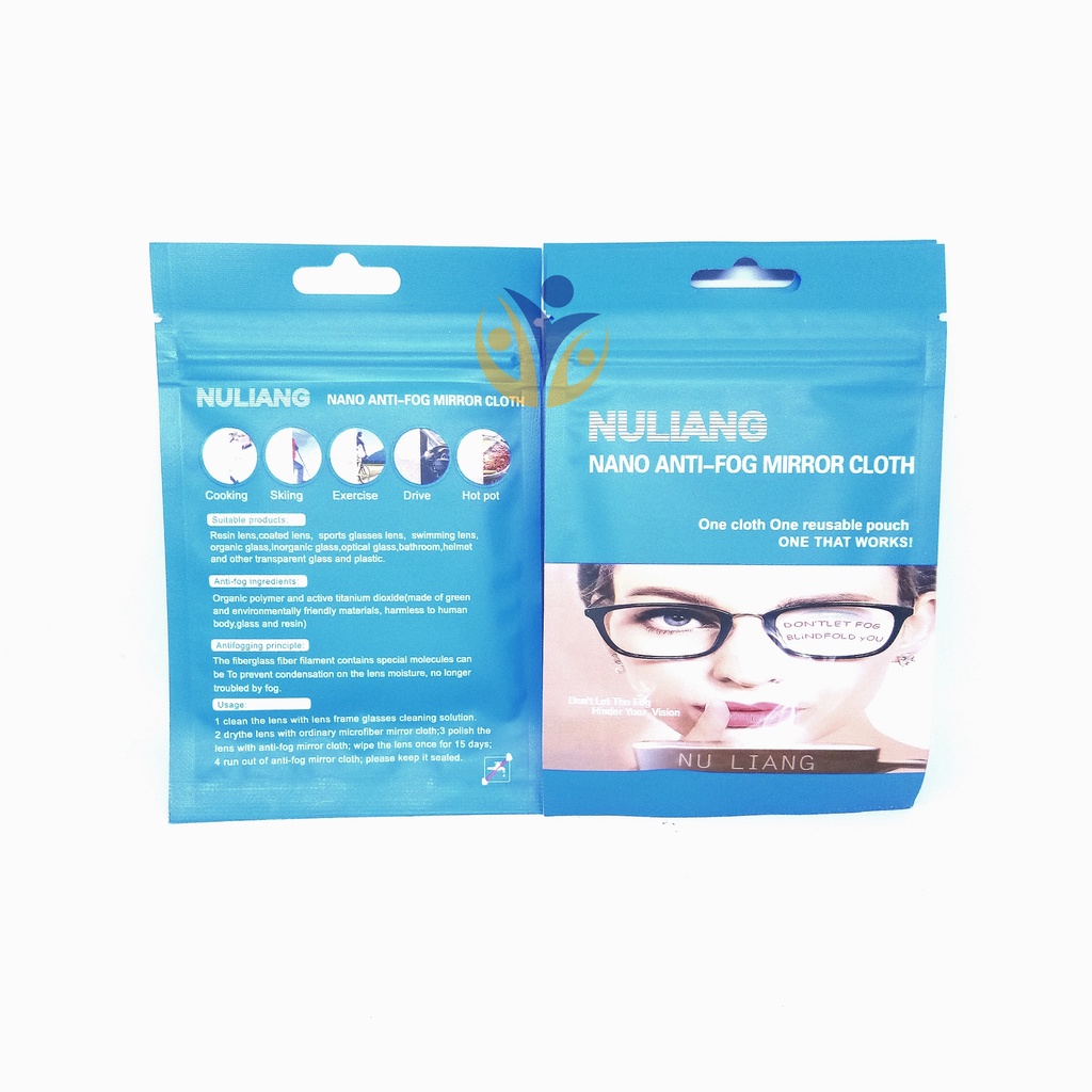 Lap antifog/anti embun untuk lensa kacamata dry