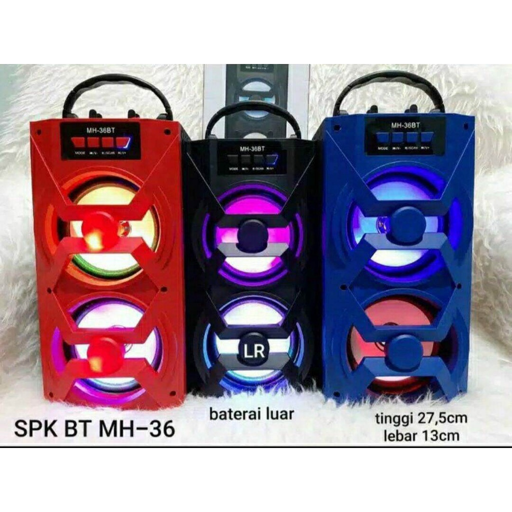 SPEAKER MP3 UKURAN SEDANG 4 INCH FREE MIC KARAOKE