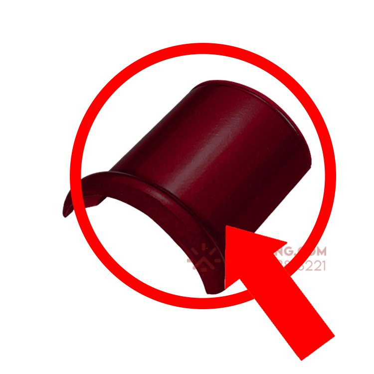 Nok Kanmuri Tipe Milenio KM 2 Warna Maroon Aksesoris Genteng Keramik